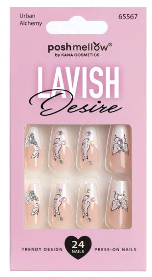 Poshmellow Lavish Desire Press-On Nails – 65567 - ANNS BEAUTY SUPPLY
